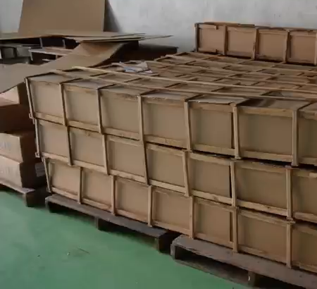 Small subtitle-free crop of sealed wooden transport crates